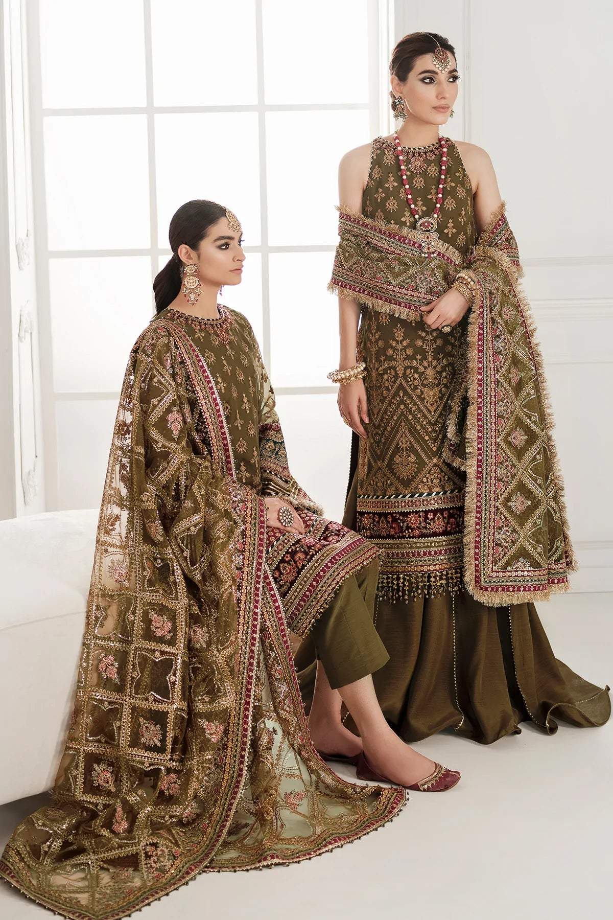 Baroque Chantelle Unstitched Embroidered Chiffon 3pc Suit Ch10 D06