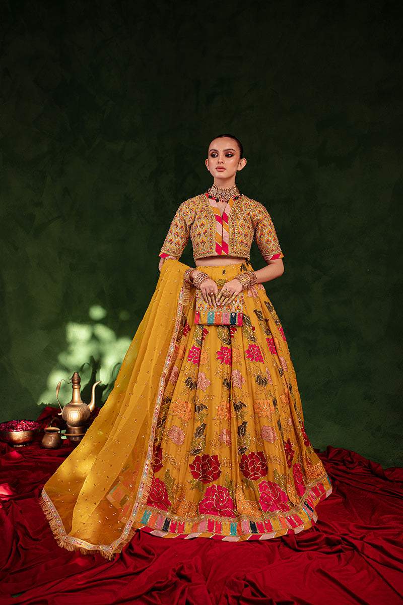 Maria Osama Khan Salma Sitara Stitched Luxury Formal Suit Chambeli