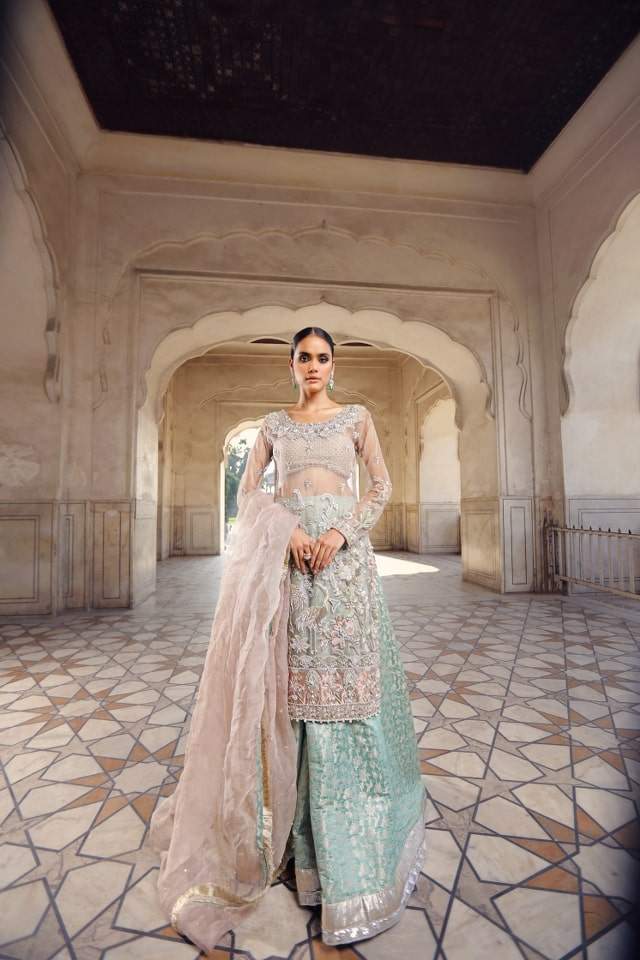 Sumaria S Couture Formal Stitched 3pc Suit Ombre Fantasy
