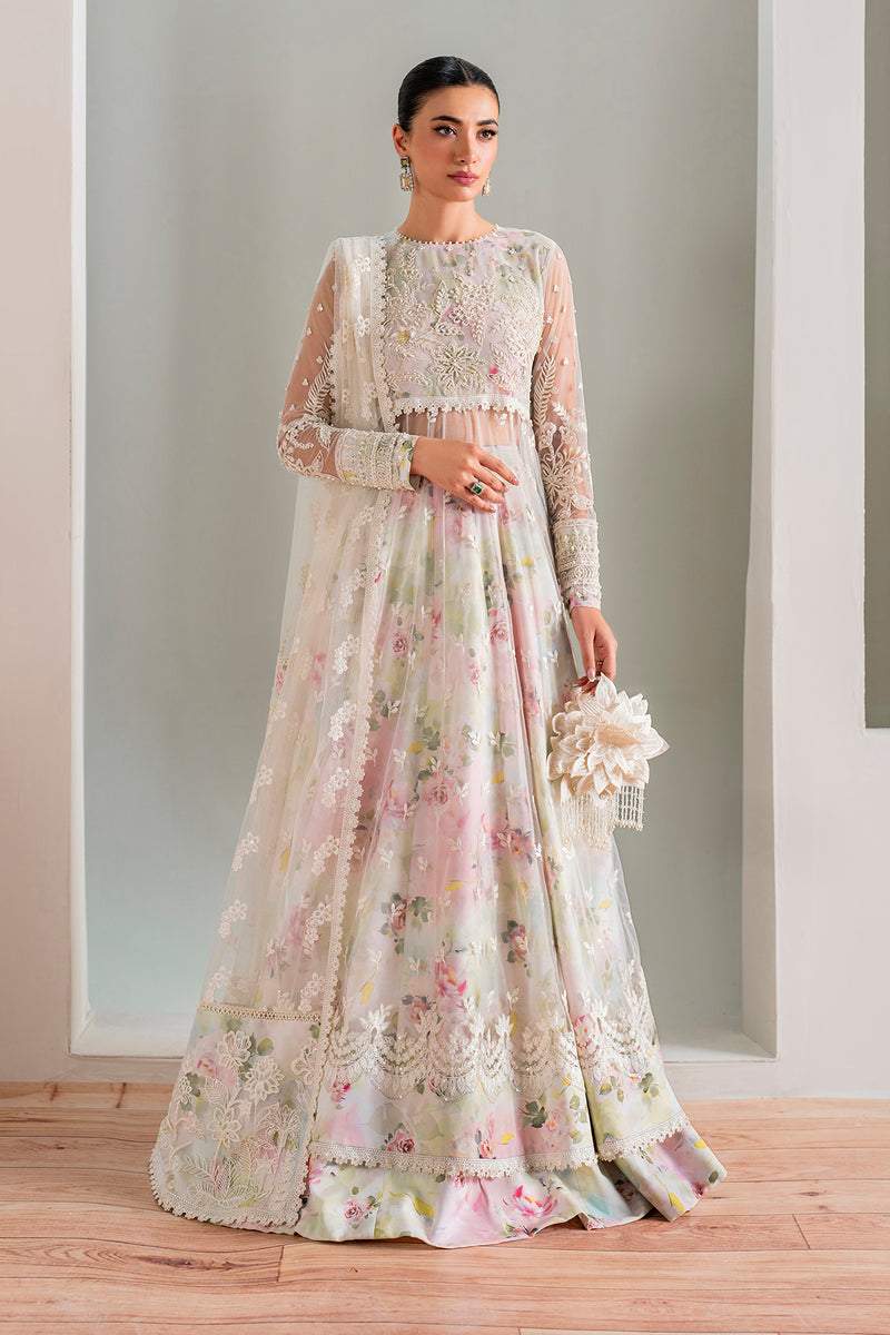 Baroque Exclusive Formal Embroidered Net Unstitched 3pc Uf 686